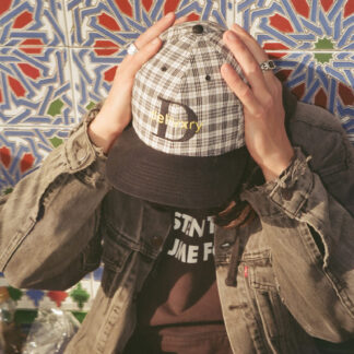 Gorra Cuadrillé Negra • Emi
