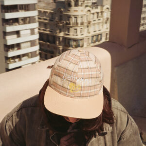 Gorra Cuadrillé Beige • Torcaza