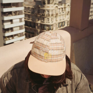 Gorra Cuadrillé Beige • Torcaza
