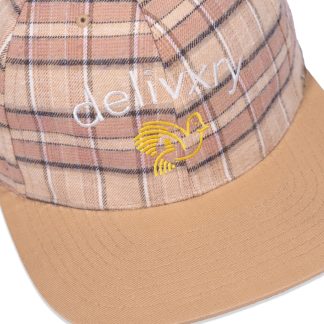 Gorra Cuadrillé Beige • Torcaza